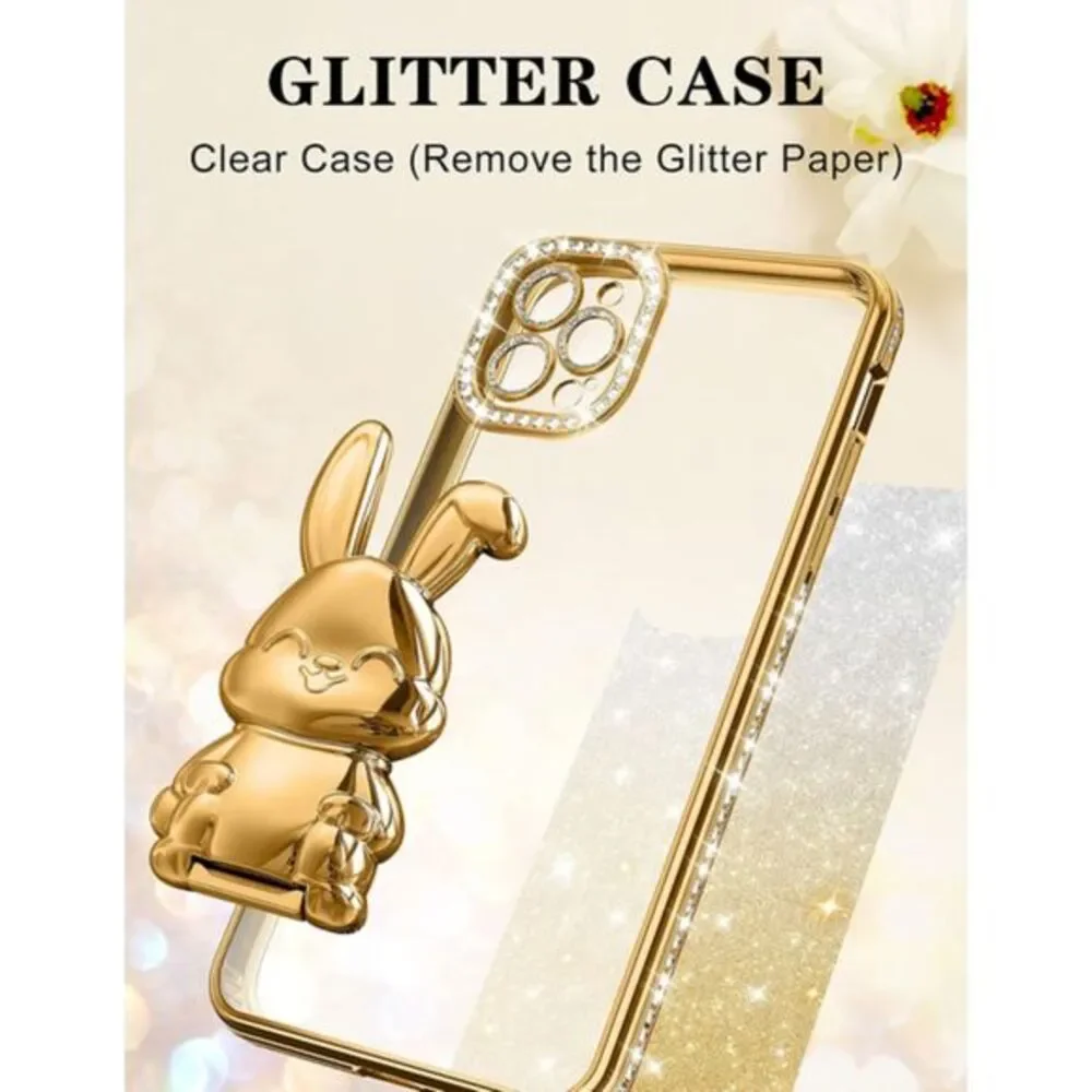 NEW Cora Logo Apple iPhone 14 Pro Gold Case‎ - (3791)